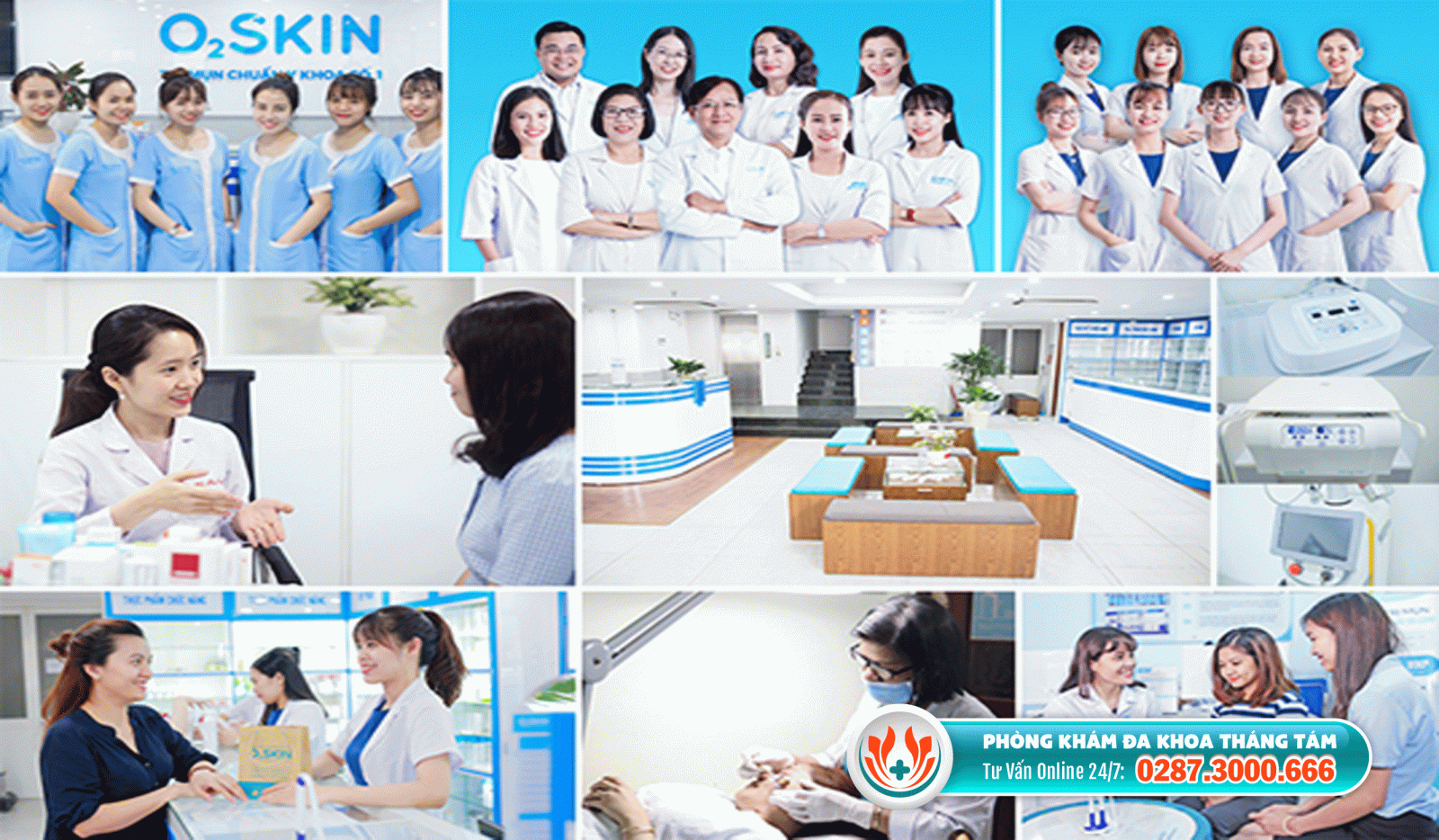 Trị bệnh da liễu tại phòng Khám Da Liễu O2 SKIN