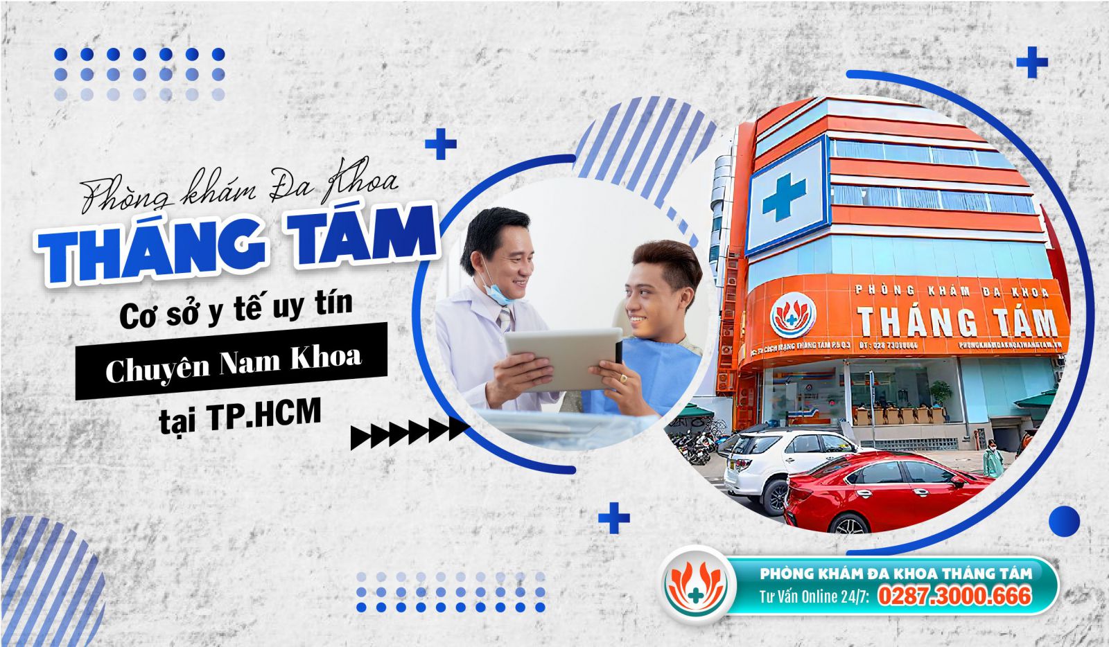 Điều trị bệnh nam khoa chất lượng tại Phòng khám Đa khoa Tháng Tám