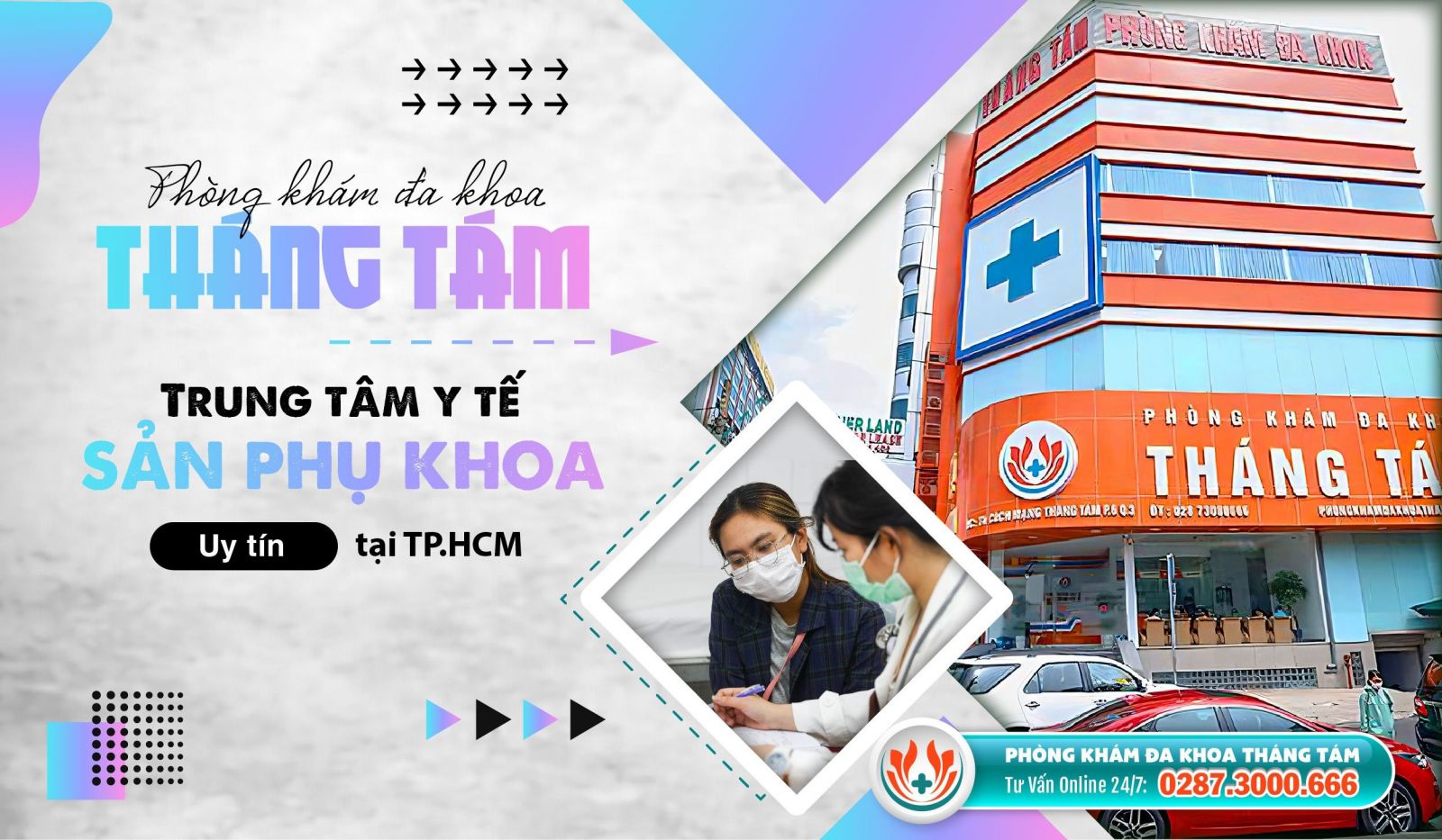 Khám phụ khoa chất lượng tại Phòng Khám Đa khoa Tháng Tám